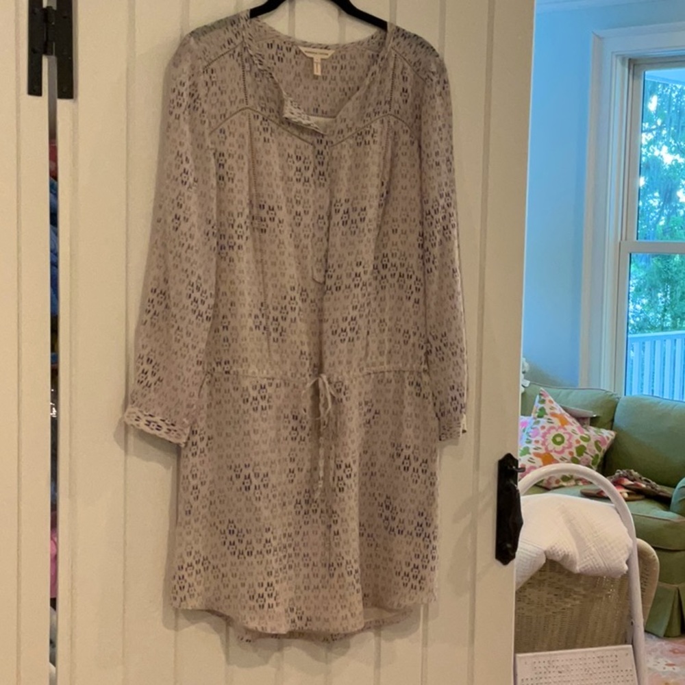 Rebecca Taylor Drawstring Shift Dress